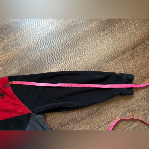 CAPACITY vintage 90s fleece holiday button down shirt jacket winter oversized S - Picture 9 of 12